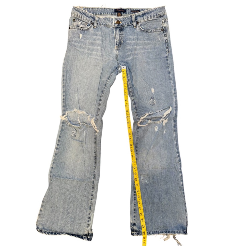 Light Blue Distressed Jeans - Picture 12 of 16